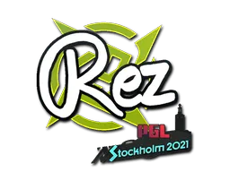 Sticker | REZ | Stockholm 2021