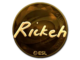 Sticker | Rickeh (Gold) | Katowice 2019