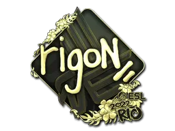 Sticker | rigoN (Gold) | Rio 2022