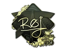 Sticker | roeJ (Gold) | Rio 2022