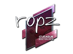 Sticker | ropz (Foil) | Boston 2018