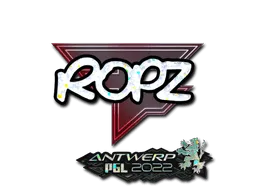 Sticker | ropz (Glitter) | Antwerp 2022