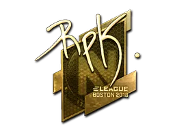 Sticker | RpK (Gold) | Boston 2018