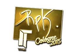 Sticker | RpK (Gold) | Cologne 2015