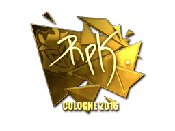 Sticker | RpK (Gold) | Cologne 2016