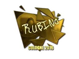 Sticker | RUBINO (Gold) | Cologne 2016