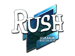 Sticker | RUSH (Foil) | Boston 2018