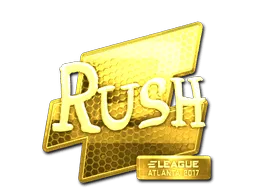 Sticker | RUSH (Gold) | Atlanta 2017