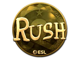 Sticker | RUSH (Gold) | Katowice 2019