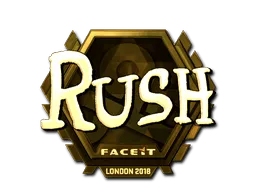 Sticker | RUSH (Gold) | London 2018