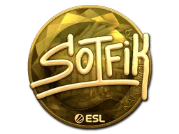 Sticker | S0tF1k (Gold) | Katowice 2019