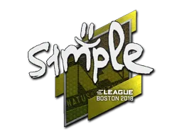 Sticker | s1mple | Boston 2018