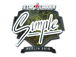 Sticker | s1mple (Foil) | Berlin 2019