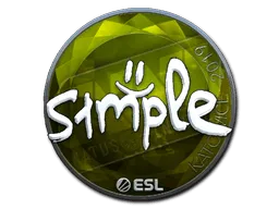 Sticker | s1mple (Foil) | Katowice 2019