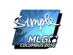 Sticker | s1mple (Foil) | MLG Columbus 2016