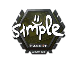 Sticker | s1mple | London 2018