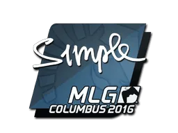 Sticker | s1mple | MLG Columbus 2016