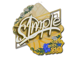 Sticker | s1mple | Rio 2022