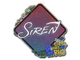 Sticker | S1ren (Glitter) | Rio 2022