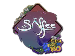 Sticker | saffee (Glitter) | Rio 2022