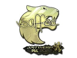 Sticker | saffee (Gold) | Antwerp 2022