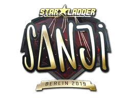 Sticker | SANJI (Gold) | Berlin 2019