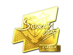 Sticker | ScreaM (Gold) | Atlanta 2017