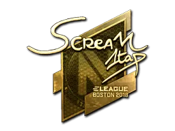 Sticker | ScreaM (Gold) | Boston 2018