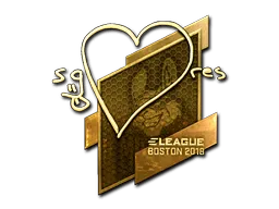 Sticker | seang@res (Gold) | Boston 2018