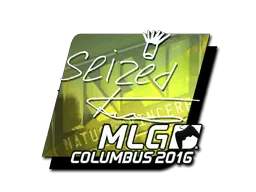 Sticker | seized (Foil) | MLG Columbus 2016