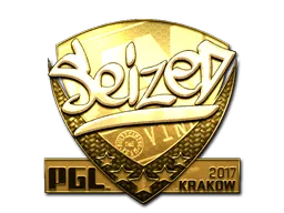 Sticker | seized (Gold) | Krakow 2017