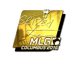 Sticker | seized (Gold) | MLG Columbus 2016