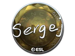 Sticker | sergej (Foil) | Katowice 2019