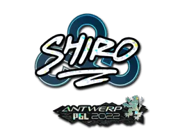 Sticker | sh1ro (Glitter) | Antwerp 2022