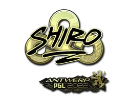 Sticker | sh1ro (Gold) | Antwerp 2022