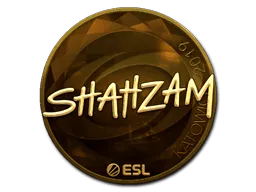 Sticker | ShahZaM (Gold) | Katowice 2019