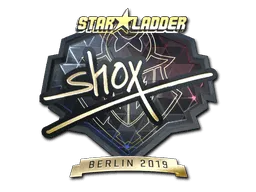 Sticker | shox (Gold) | Berlin 2019