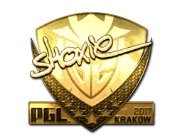 Sticker | shox (Gold) | Krakow 2017