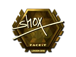 Sticker | shox (Gold) | London 2018