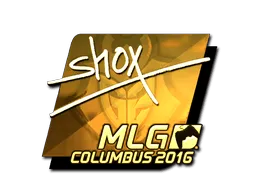 Sticker | shox (Gold) | MLG Columbus 2016