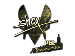 Sticker | shox (Gold) | Stockholm 2021