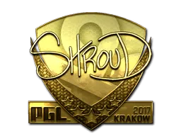 Sticker | shroud (Gold) | Krakow 2017