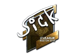 Sticker | SicK (Foil) | Boston 2018