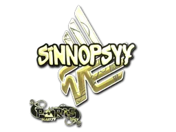 Sticker | sinnopsyy (Gold) | Paris 2023