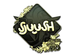 Sticker | sjuush (Gold) | Rio 2022