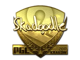 Sticker | Skadoodle (Gold) | Krakow 2017