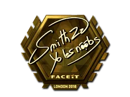 Sticker | SmithZz (Gold) | London 2018