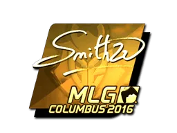 Sticker | SmithZz (Gold) | MLG Columbus 2016