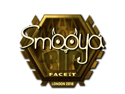 Sticker | smooya (Gold) | London 2018