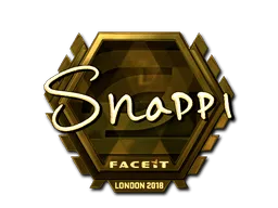 Sticker | Snappi (Gold) | London 2018